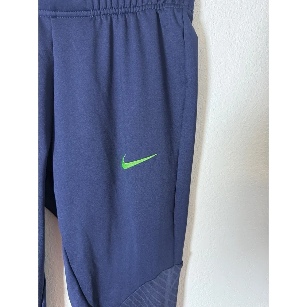 Nike Brazil CBF Dri-FIT Slim Fit Soccer Track Pants Navy Men's Small S